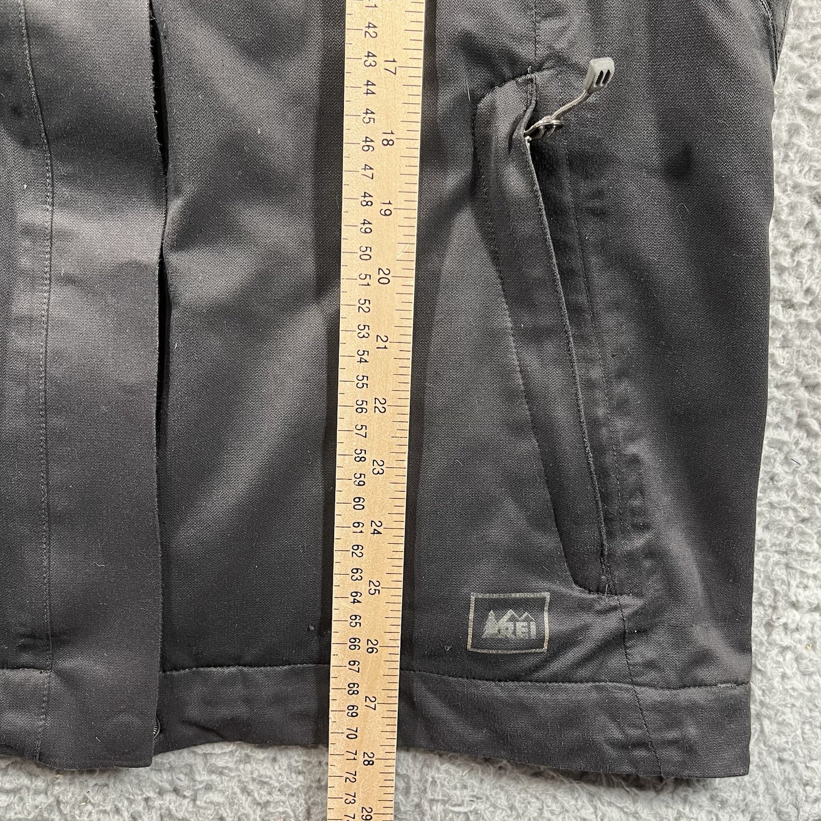 REI E1 ELEMENTS JACKET WONENS LARGE BLACK FULL ZI… - image 10