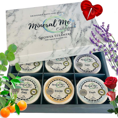 Shower Steamers Aromatherapy - Organic Natural Shower Bombs Vapor Tablets, Aroma