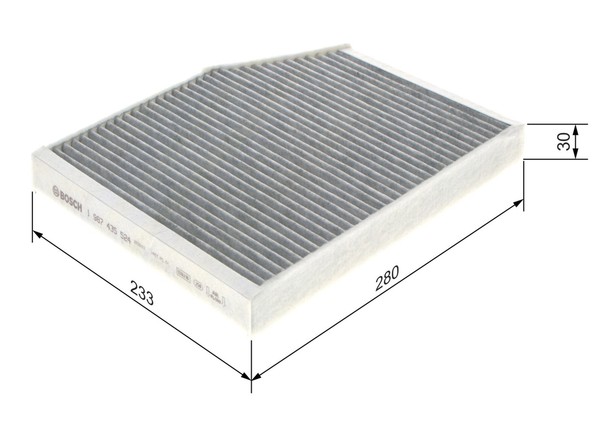 Bosch Innenraumfilter 1 987 435 524 Aktivkohlefilter FüR Ford Tourneo Transit F3-image