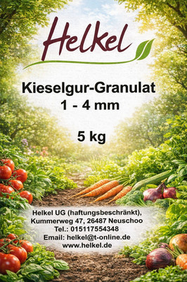 Kieselgur Granulat, 100%iges Naturprodukt, 1 - 4 mm, 5 kg inkl. Versand