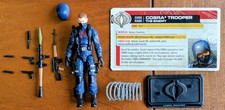GI JOE Cobra NM M Trooper 2011 V15a Complete  File Card 30th Infantry EARLY Drop