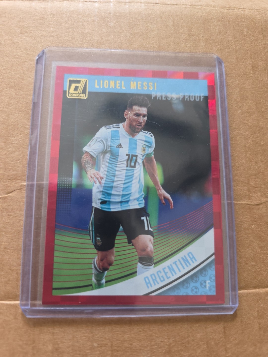2018-19 Panini Donruss Press Proof Red Lionel Messi #88