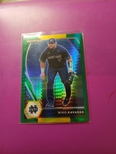 Niko Kavadas - Green and Yellow Hyper Prism - 2021 Panini Prizm Draft Picks