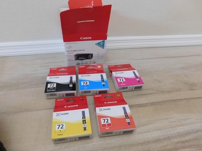 Canon PGI-72 Lucia Ink Pixma Pro-10 OEM 5 Tank Multipack Genuine Sealed