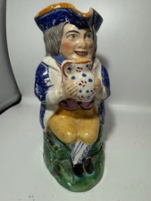 Very Rare Sampson Blue Willow Toby Jug 1800’s