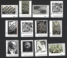 Netherlands  MC Escher :  complete set till okt 2025.jpg