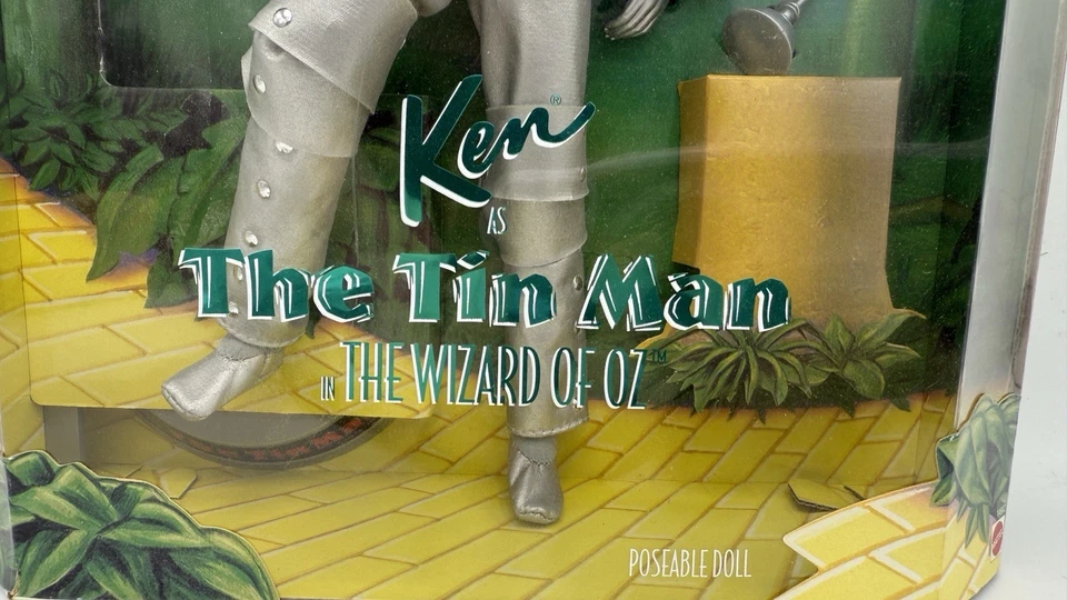 Muñeca Barbie Ken como Tin Man Mago de Oz Leyendas de Hollywood 1995 Mattel 14902      Foto 2 de 4
