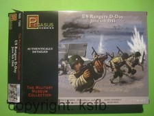 1:72 Pegasus #7351 WKII US Ranger D-Day Omaha Beach Soldaten Strand Figuren