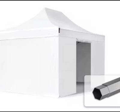 Toolport Pavillon  Professional  2 St. Seitenteile, Weiß
