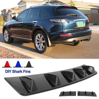 For Infiniti FX35 FX37 FX50 FX30d QX70 Carbon Rear Diffuser Bumper Lip Spoiler