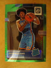 2022/23 OPTIC GREEN HYPER JALEN WILLIAMS ROOKIE THUNDER NICE!!!