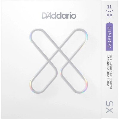 D'Addario XS Acoustic Phosphor Bronze Strings Custom Light (11-52)