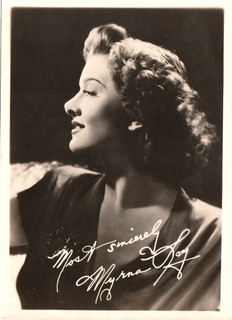 MYRNA LOY hollywood starlet 1940/50s posed " GLAMOUR " MAIL ORDER photo