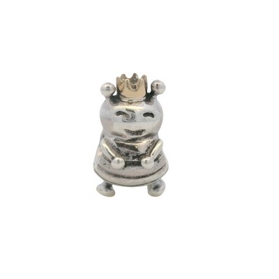 Pandora Charm Retired 925 Sterling Silber und 14kt Krone Bienenkönigin Schieber