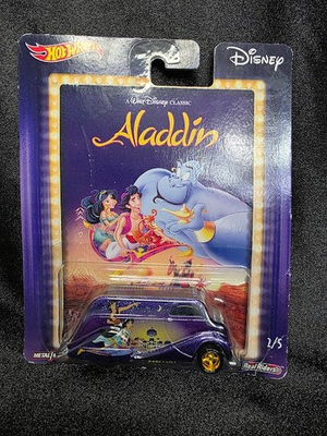 #ad Hot Wheels Premium Disney Aladdin Deco Delivery Real Riders Metal Metal 2 5 $6.49