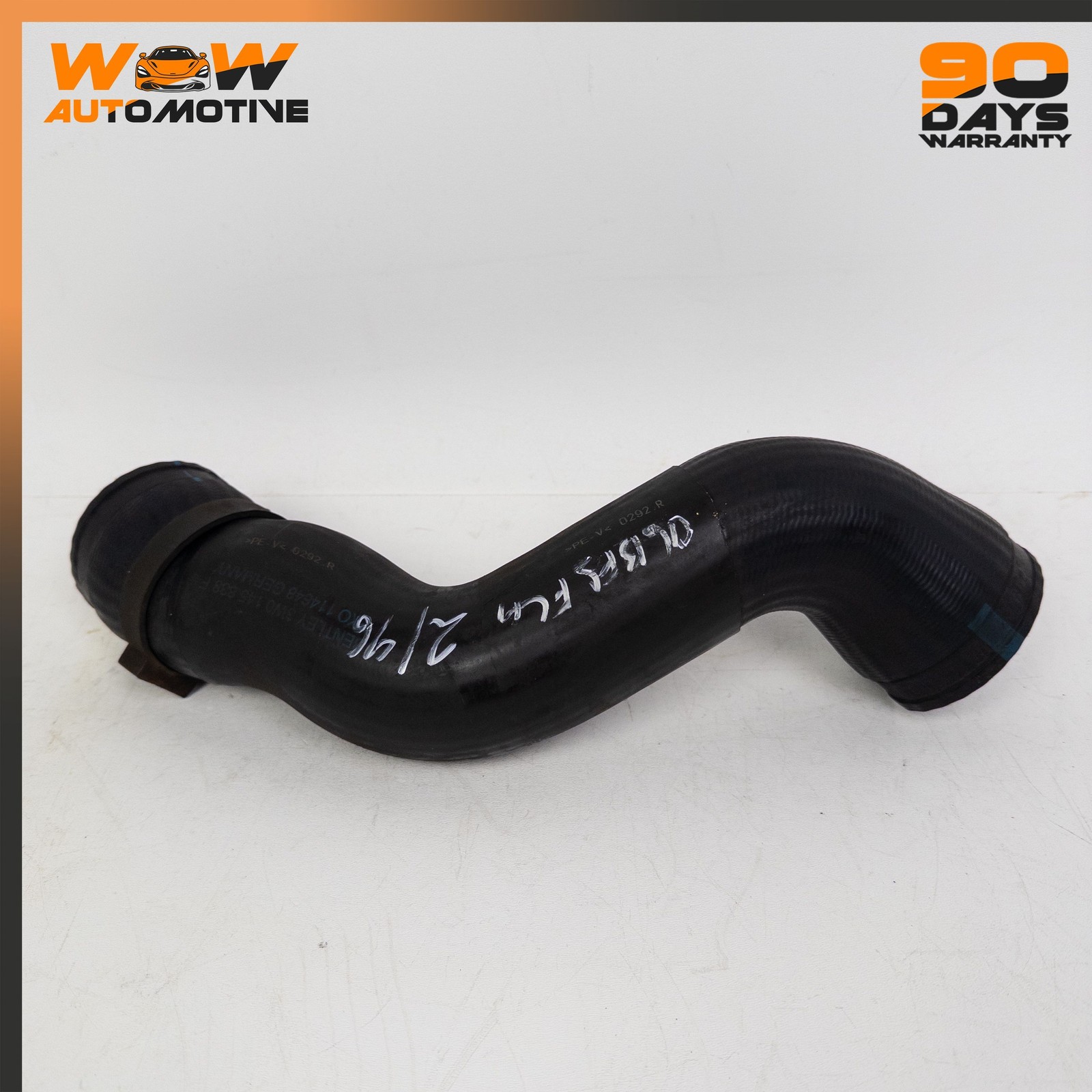 04-13 BENTLEY CONTINENTAL FLYING SPUR GTC FRONT LEFT AIR CHARGE HOSE PIPE OEM