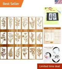 Reusable Flower Stencils for Painting on Wood  Walls   9 Unique Designs