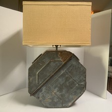 Vintage Allied Artists film transport Reel case 20th Century Lamp - Very Rare