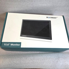 Haiway 15.6 inch Computer Monitor, High Res 1920x1080P - Missing Car Adapter