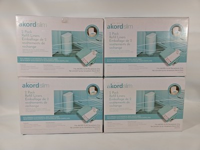 4 x Janibell Akord Slim 2 Pack Refill Liners Series 280 Adult Diaper Disposal