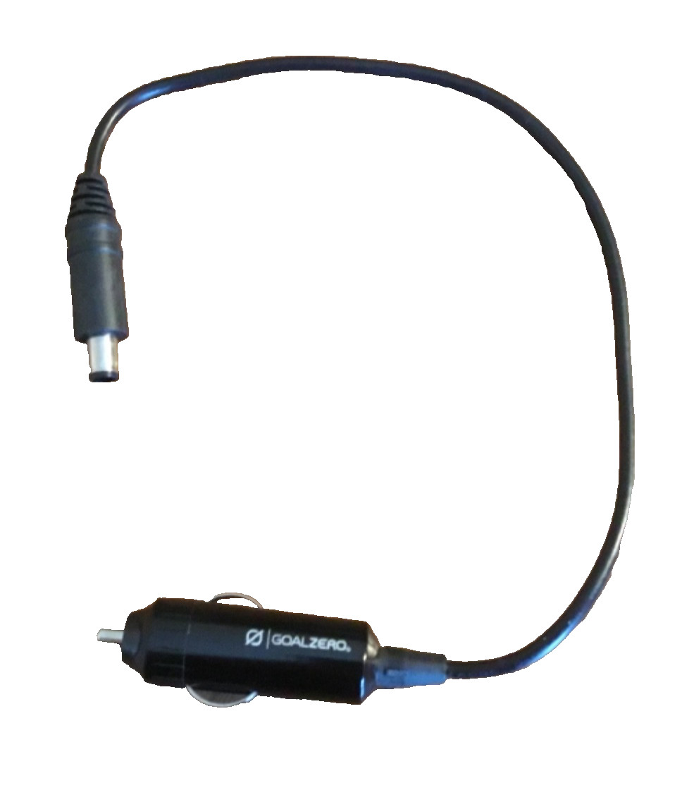 Goal Zero 8mm Output 12V Male Cigarette Adapter