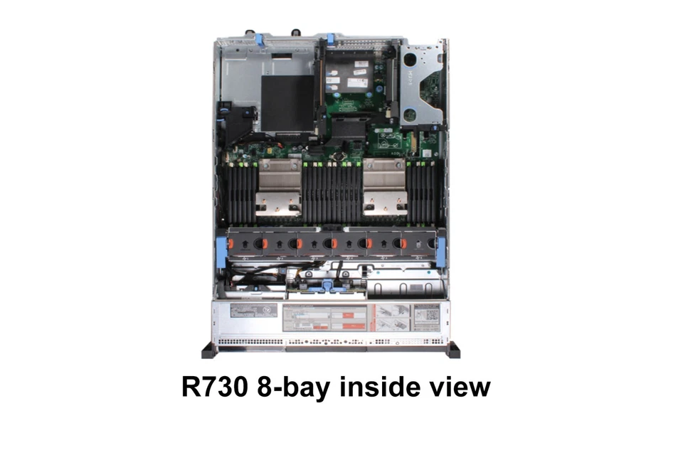 Servidor Dell PowerEdge R730 2x E5-2620 V3 - 2,4 GHz 128 GB RAM H730 4x 600 GB SAS Foto 4 de 4