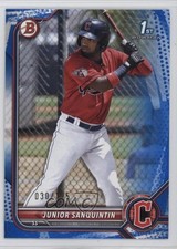 2022 Bowman Prospects Blue Pattern Border /125 Junior Sanquintin #BP-80 17kh