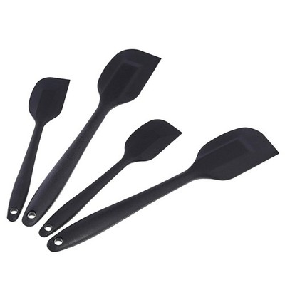 Amazon Basics Antihaft Hitzebeständiger Rechteckiger Silikon Spatel Set 4 Stück