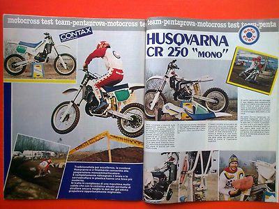 MOTOCROSS 1985 CON PROVA HUSQVARNA CR 250 CROSS MOTO D' EPOCA