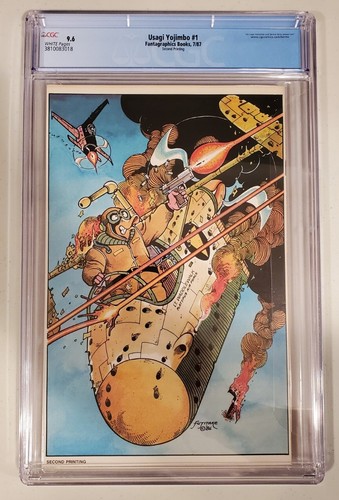 USAGI YOJIMBO #1 CGC 9.6 WP (FANTAGRAPHICS 1987) *2ND PRINT* 1ST IN HIS OWN... - Picture 5 of 7