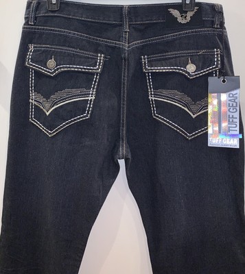 mens black jeans size 38