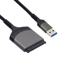 SATA 22 Pin Adapter to 5Gbps USB 3.0 Type-A Cable for 2.5" Hard Disk Driver SSD
