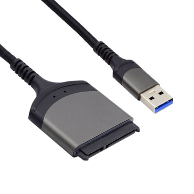 SATA 22 Pin Adapter to 5Gbps USB 3.0 Type-A Cable for 2.5'' Hard Disk Driver SSD