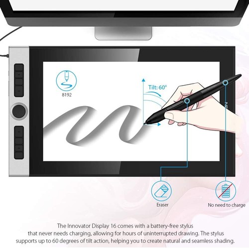 XP-PEN Innovator 16 Grafiktablett 15.6 Zoll 1920x1080 FHD IPS Pen Display - Bild 6 von 6