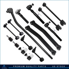 Fit For 2007-2017 Jeep Wrangler 16x Front Control Arm Ball Joint Sway Bar Link