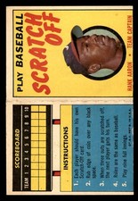 1970 Topps Scratch-Offs Baseball #1 Hank Aaron GD *d3