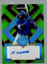 2023 Wild Card Mania Green Autograph #AM-SQ27 Ismael Mena 3/15