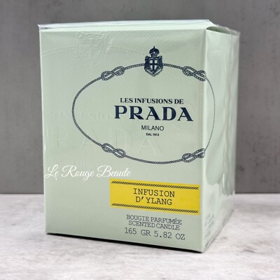Prada Infusion D' Ylang Bougie Parfumee Scented Candle - 165G 5.82oz Full Size