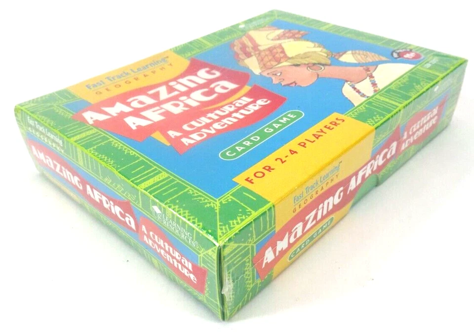 Fast Track Learning Geography Expedition Amazing Africa Card Game FACTORY SEALED - Image 3 of 3