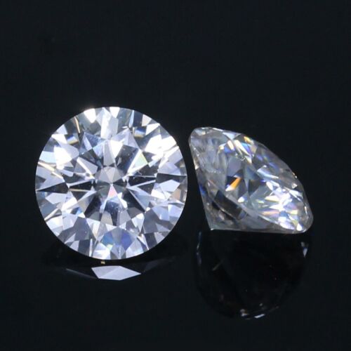 5.00mm Round Pair Brilliant Cut White Diamond Amazing - Picture 2 of 8