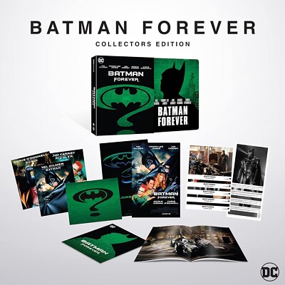 BATMAN FOREVER (1995) Collector's Edition 4K UHD Blu-Ray Steelbook NEW