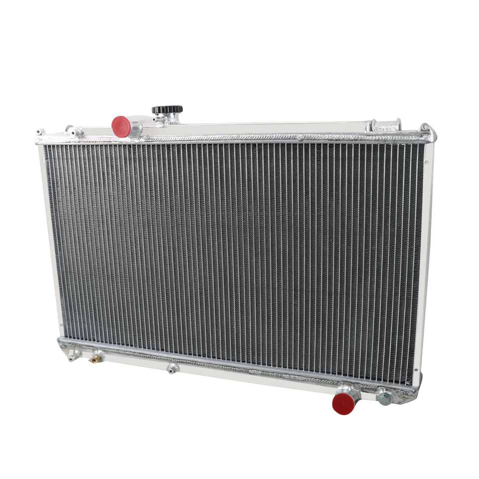 3 Row Aluminum Radiator For Toyota Cressida MX83 MARK II 3.0L MT 1988-1992 1989 - Изображение 2 из 4