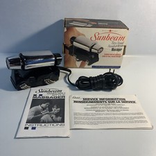 Massager Sunbeam Imperial 2 Speed Swedish Style Hand Massager 1857-8 Made in USA