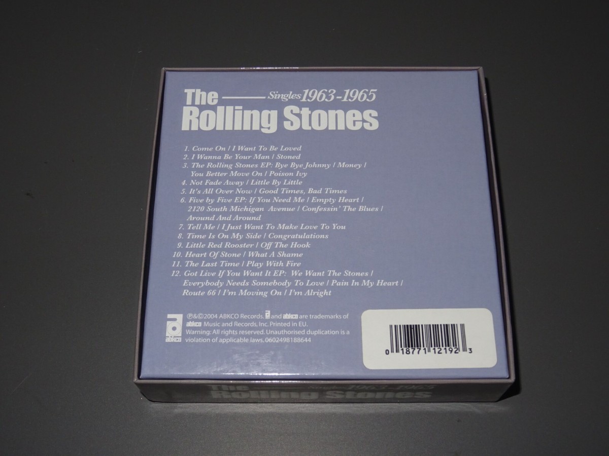 rolling stones singles box 3セット　1963 CD Amazon.com: The Rolling Stones Singles 1963-1966[18 x 7
