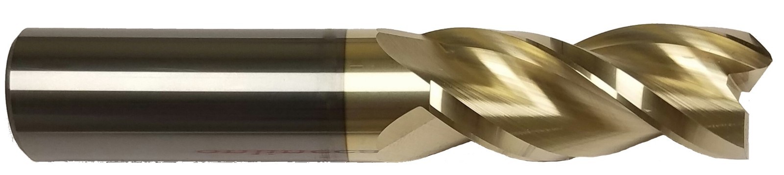 Ball Solid Carbide Metalworking Finishing End Mills 1/2" 3 Flute Carbide End Mill For Aluminum - 37° Helix, ZRN Coated, Square End 3/8 In Mill Diameter Metalworking Finishing End Mills - Foto 2