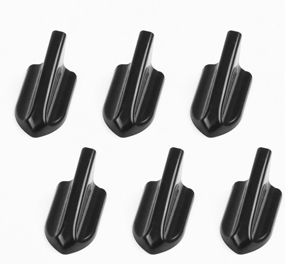 10X Black Air Vortex Generator Car Automobile Bumper Shark Fins Spoiler Wing Kit — 第 2/4 张图片