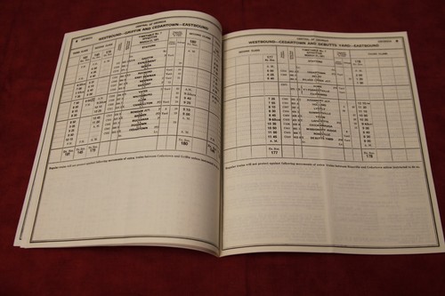 Southern Railway, Georgia Division Railroad Employee TimeTable, 1971 - Picture 3 of 4