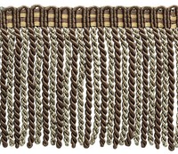 Bullion Fransen Rand Mit Gestrickt Halterung, Farbe D2A2 [4.6M