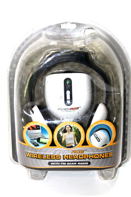 Innovage Wireless Over Ear On Ear Headphones Scan Radio Jogging Walking Headset