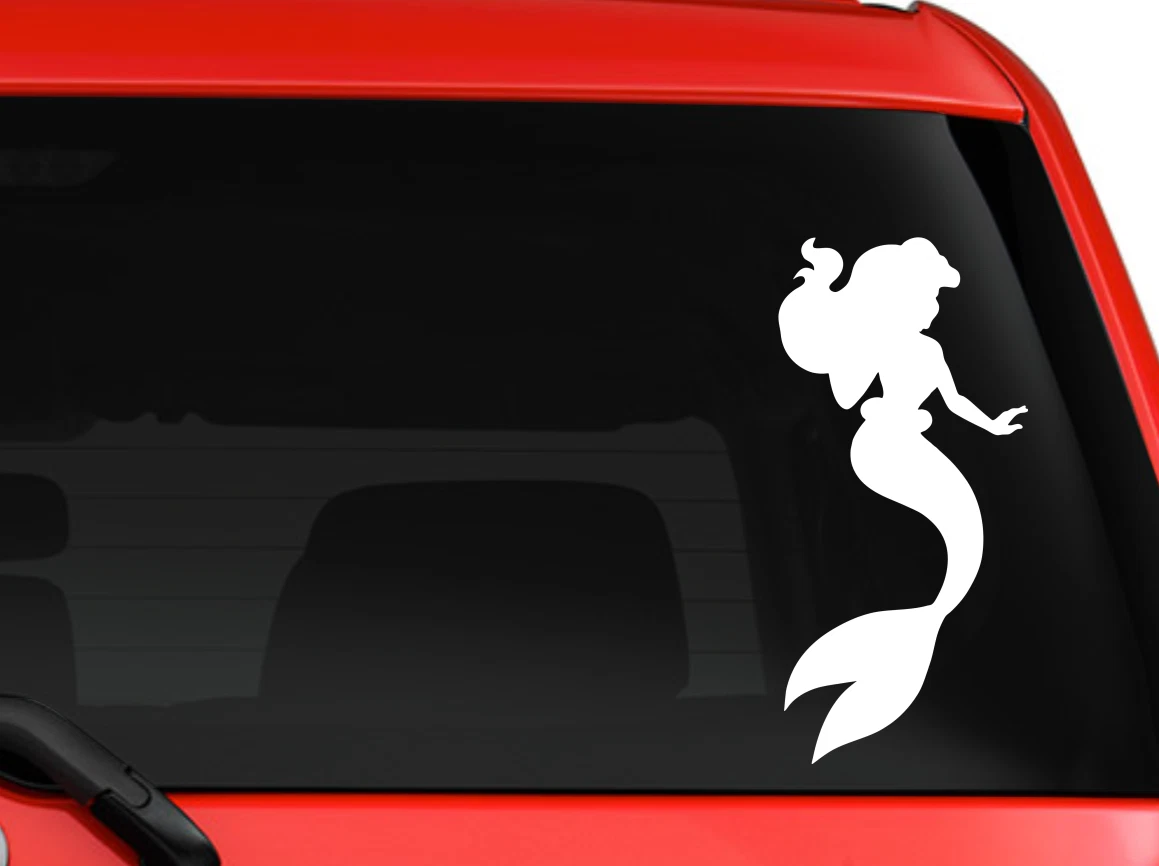 Mermaid car decal discount